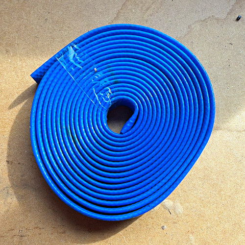 Blue flat hose - flat,