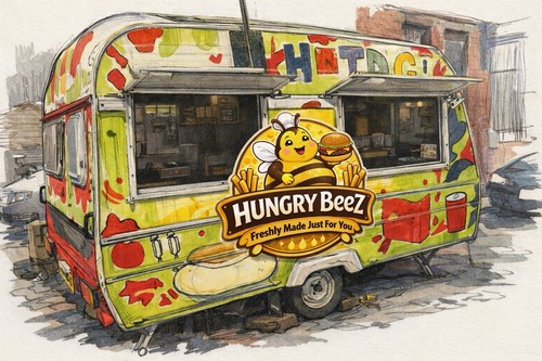 Food trailer converted - trailer, (converted